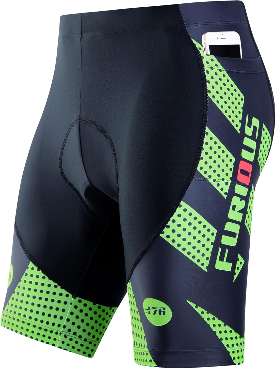 Men's Cycling Shorts 4D Padded Bicycle Riding Pants Bike Biking Clothes Cycle Wear Tights