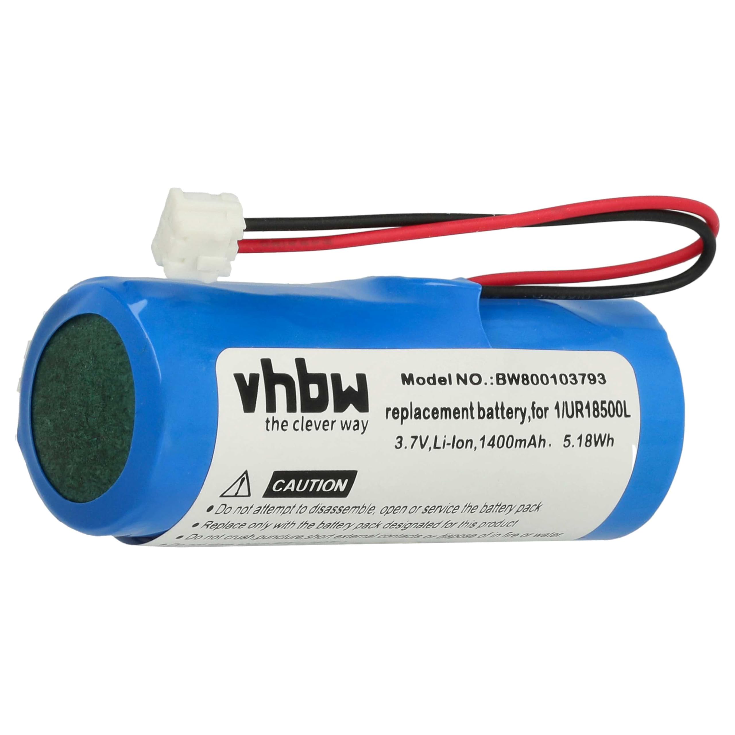 Ersatzakku Für Wella Rasierer/Haarschneider – 1400mAh, 3,7V, Li-Polymer, Kompatibel Mit 1/UR18500L