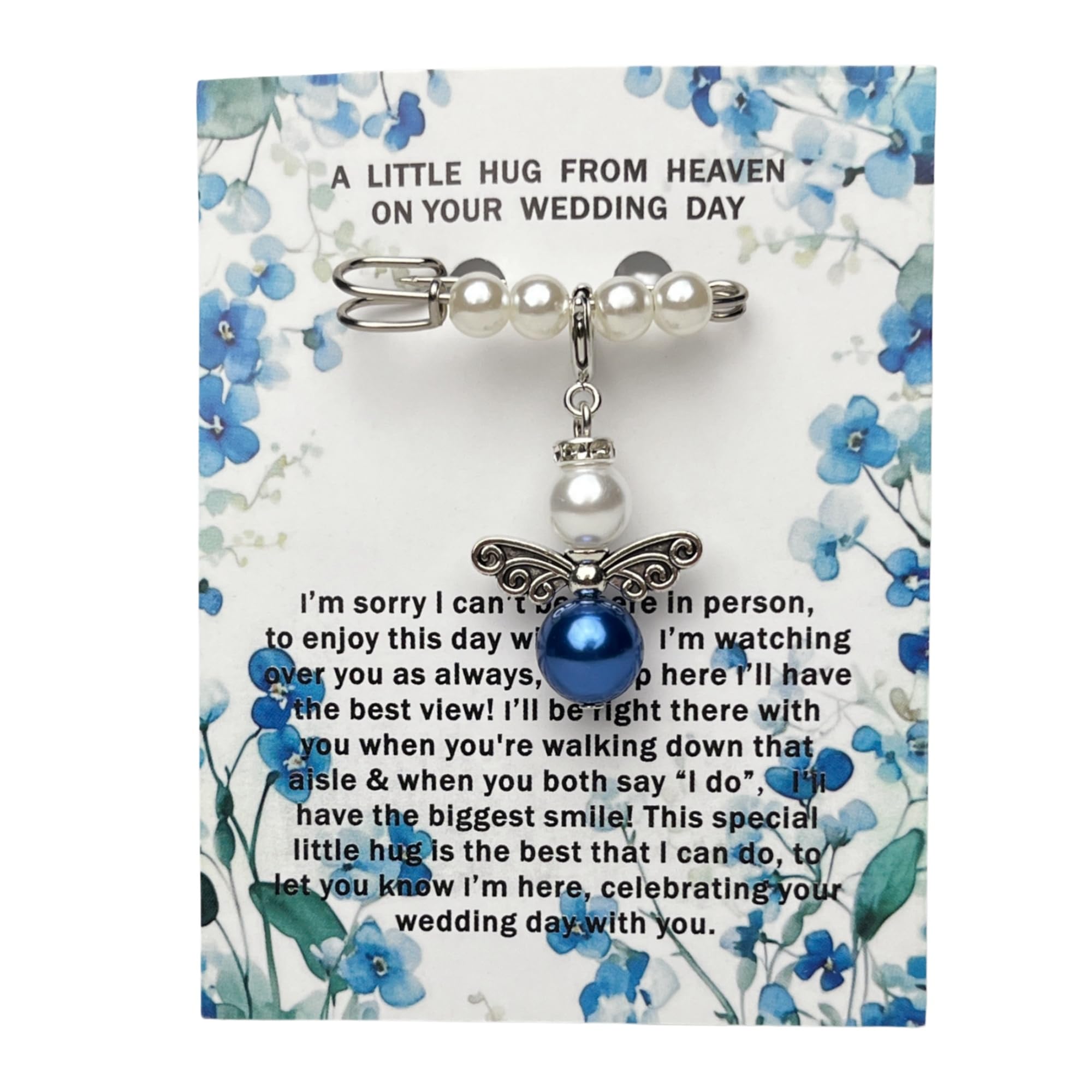 Something Blue Charm Gift for Bride,Blue Bridal Bouquet Garter Charm,Bridal Shower Gift,Wedding Day Accessories from Parents-image-24
