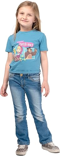 Miniatura 4 de Masha and the Bear You Never Catch Me T-Shirt, Masha Riding Tricyle Graphic, lavable a máquina