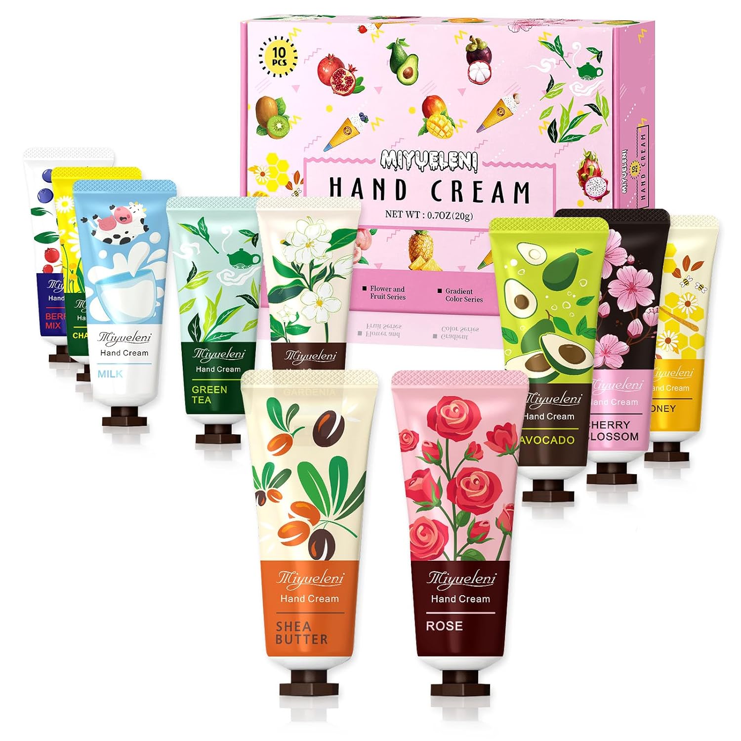 Moisturizing Hand Cream Gift Set - Travel Size for Dry Hands