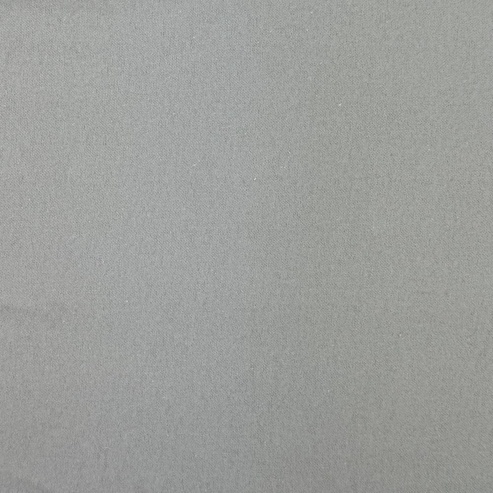 Plain Flannel Winceyette Fabric 100% Cotton Soft Brushed Flannelette 110cm Wide (Price Per Metre) (Light Grey)