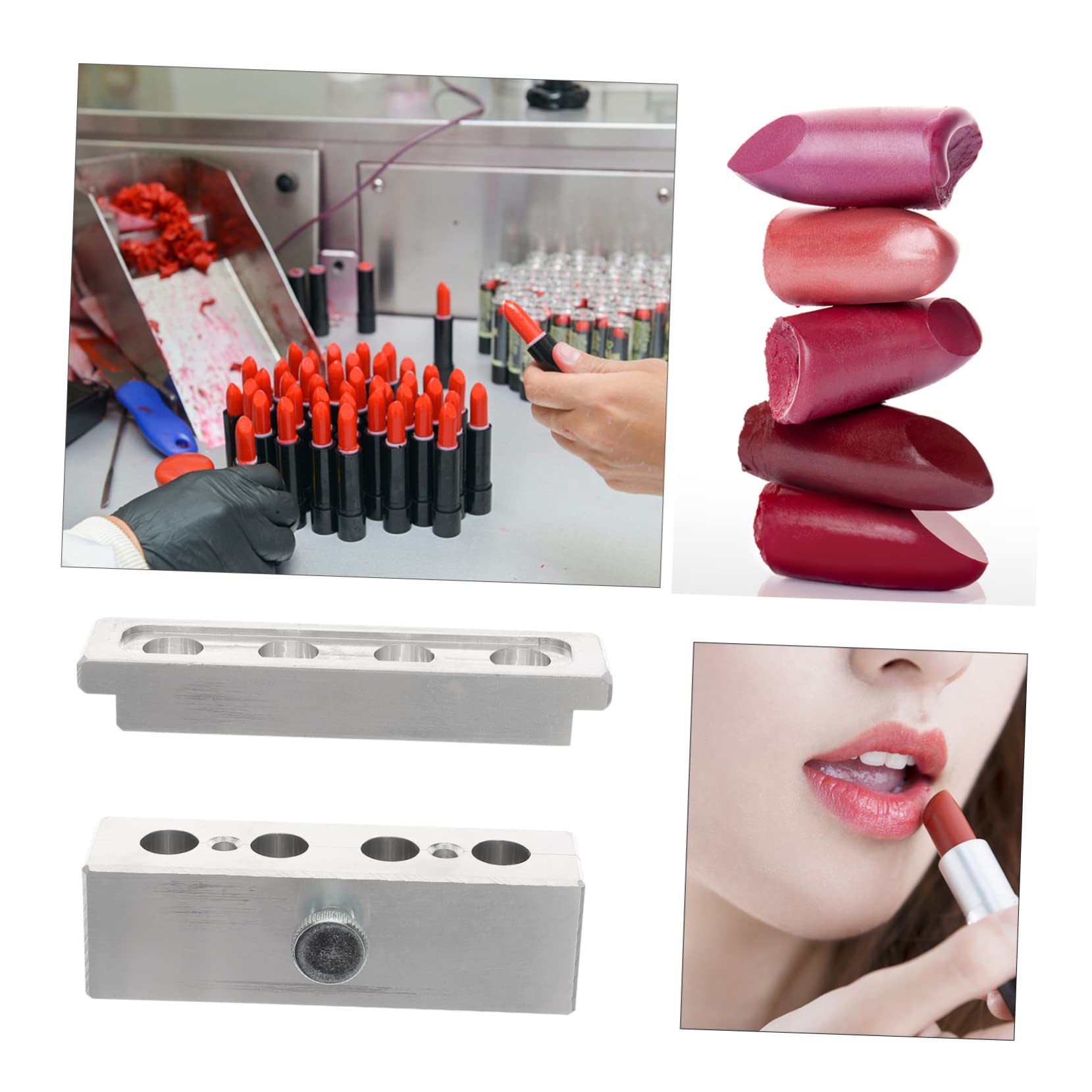 1 Juego Labiales Huecos de Herramienta DIY Fabricación de Labiales y Bálsamos
