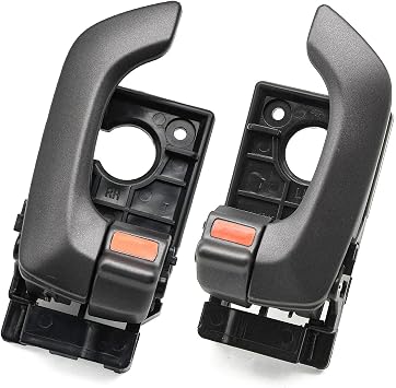 2Pcs Front/Rear Pair Left Right Interior Door HandleInside Door Handles Compatible with Kia Optima Lotze 2006 2007 2008 2009 Driver or Passenger Side 826102G000K2 826202G000K2