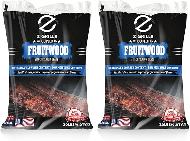 Z GRILLS Wood Pellets for Smoker Grill, 100% All-Natural Hardwood