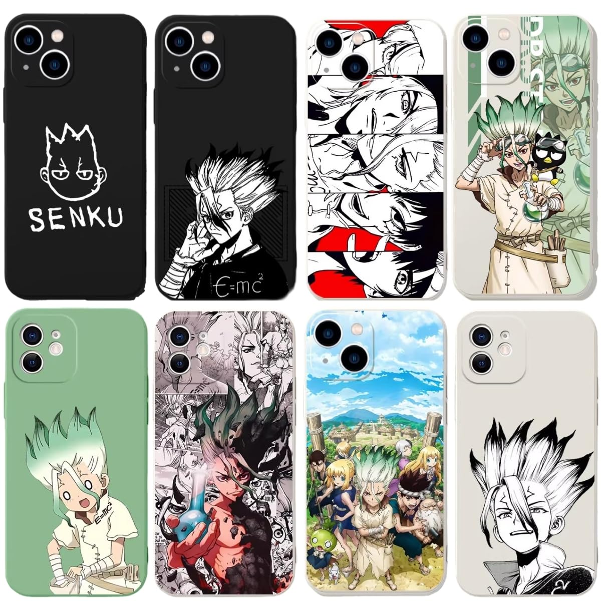 ドクターストーン 最終シーズン マホケース phone適用ケース 石神千空 携帯電話カバー 軟殻 コスプレ小物 多機種対応 全面保護 脱着簡単 応援グッズ 記念 かっこいい 人気 贈り物 プレゼント (Iphone14適用ケース,色-7) [並行輸入品]