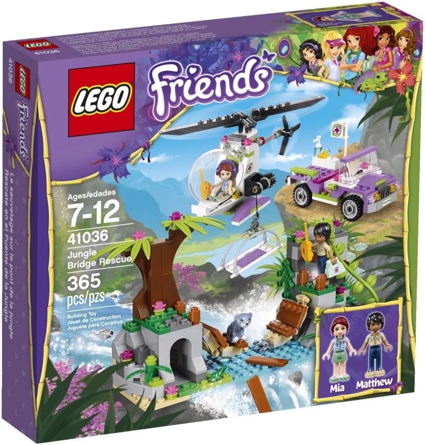 LEGO Friends Jungle Bridge Rescue 41036 Building Set