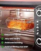 Vista 39 de NUTRIUPS 8x8 Baking Dish Square Casserole Baking Dishes with Glass Cover Glass Casserole Dish with Lid Baking Dish Glass Baking Pan for Baking