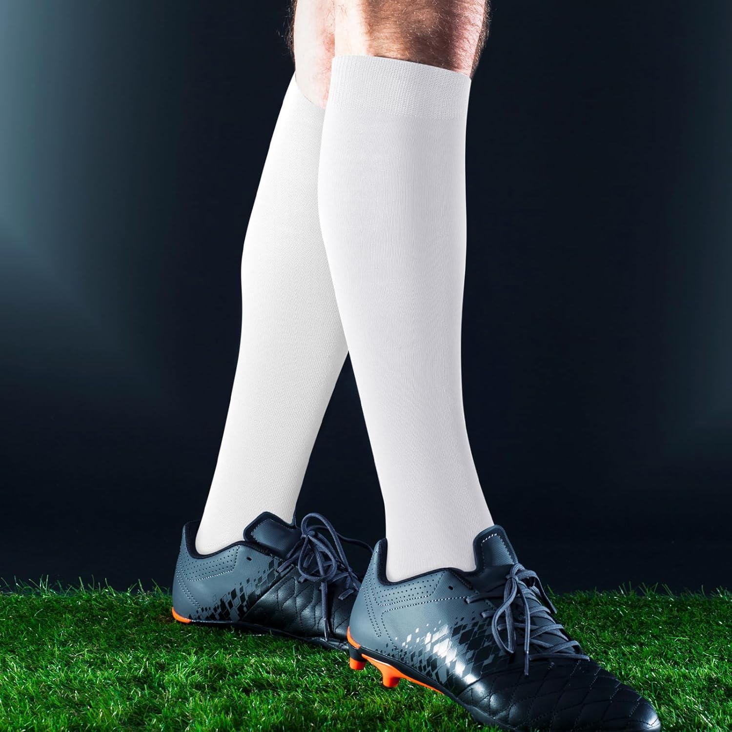 Haysandy 24 Pairs Soccer Socks Youth Football Softball Baseball Team Sock Bulk Unisex High Long Tube Sport Sock - Image 3