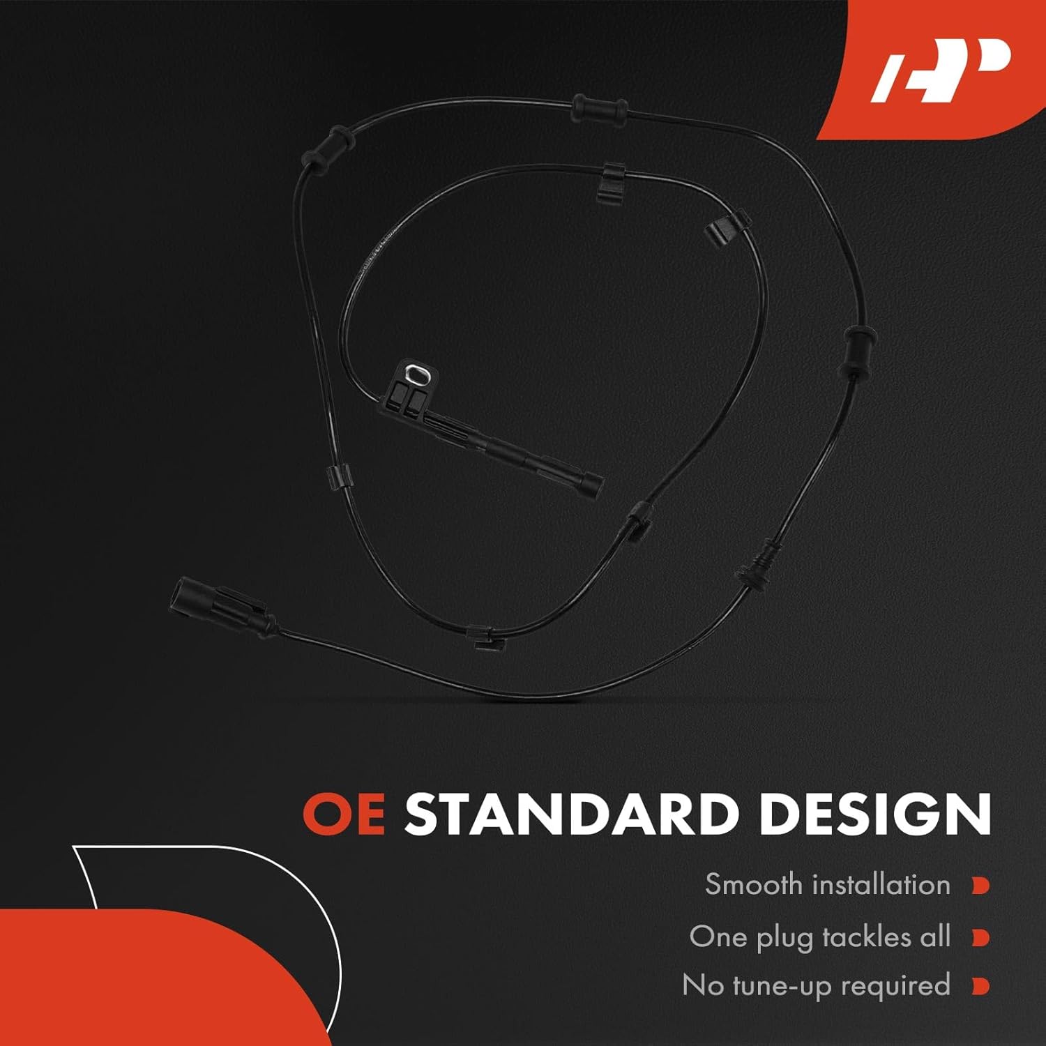 A-Premium 2PCS Rear ABS Wheel Speed Sensor Compatible with Ram Models - 4500 5500 2013-2024