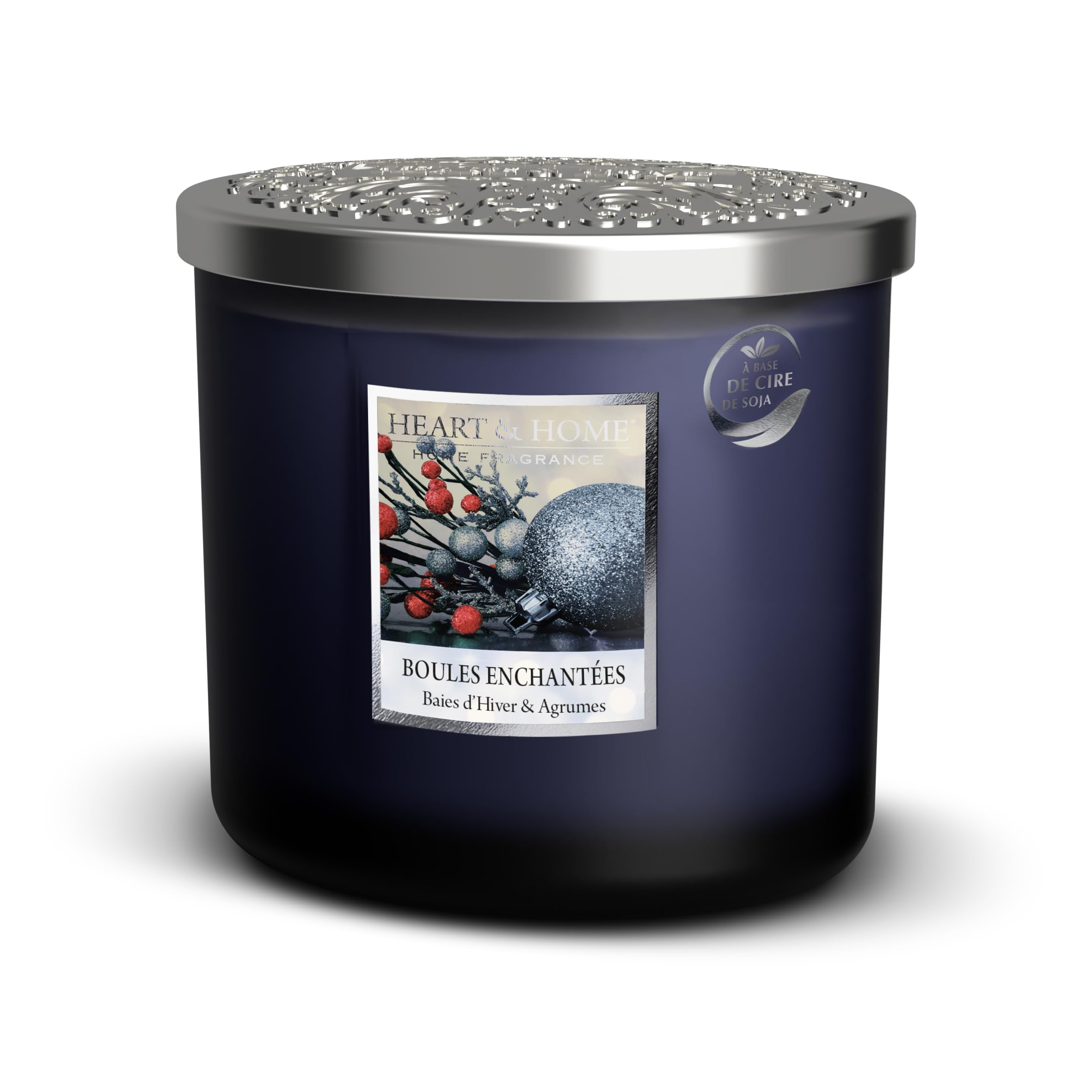 Bougie parfumée en cire de soja naturelle pour créer une ambiance cocooning au salon