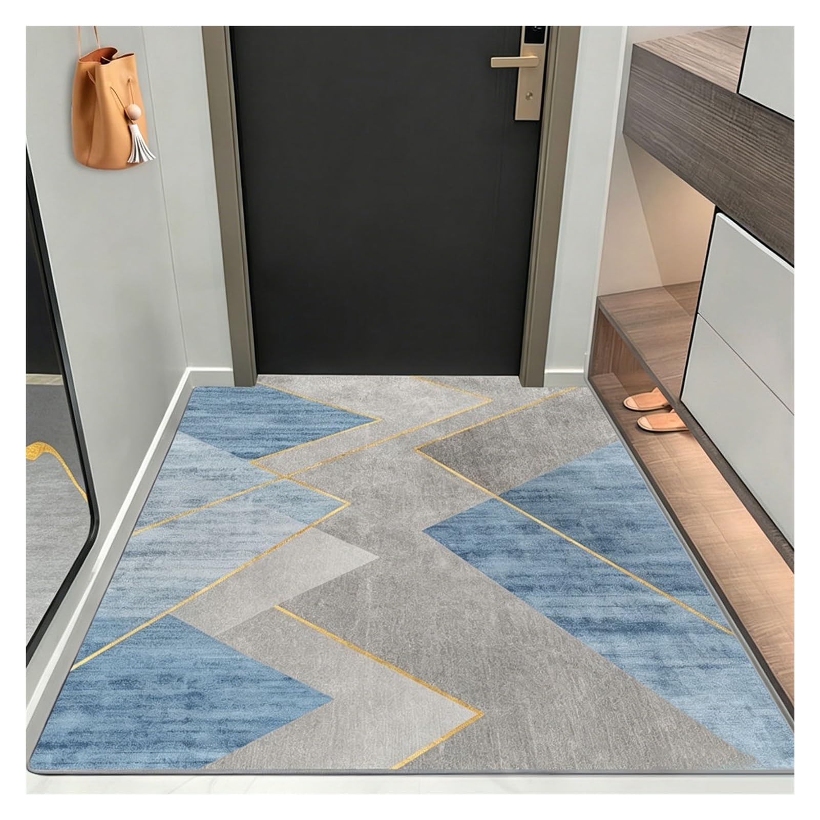 Alfombra exterior terraza fácil de mover WBBML alfombras pie de cama y moqueta comedor