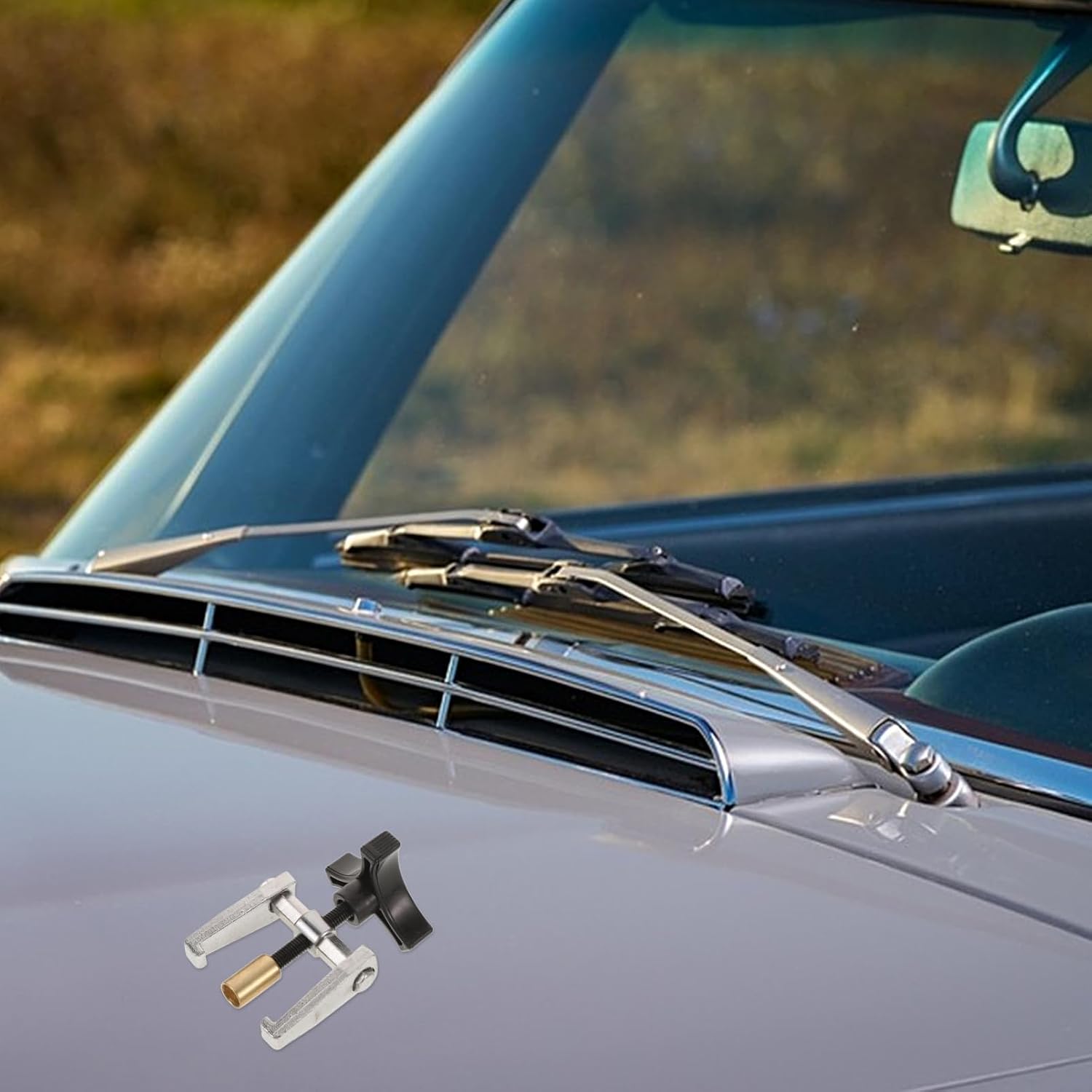 Adjustable Windshield Wiper Arm Puller Tool Efficient Removal Tool for Car Wiper Arms Compatible with Various Styles for Automotive Repair and Maintenance