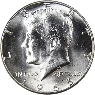 1965 Kennedy Half Dollar BU Uncirculated Mint State 40% Silver 50c US Coin