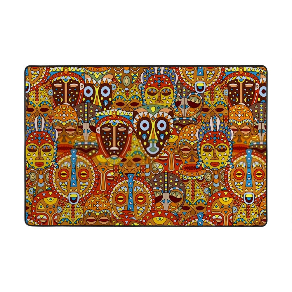Tapis de sol ethnique Ruchen résoud le problème des sols froids