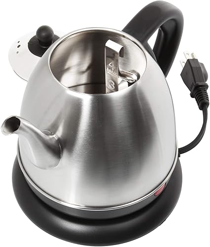 Miniatura 4 de Chantal Hervidor eléctrico, serie Royale, 32 onzas, acero inoxidable sin BPA, protector de hervir y secar, boquilla multiusos (cobre)