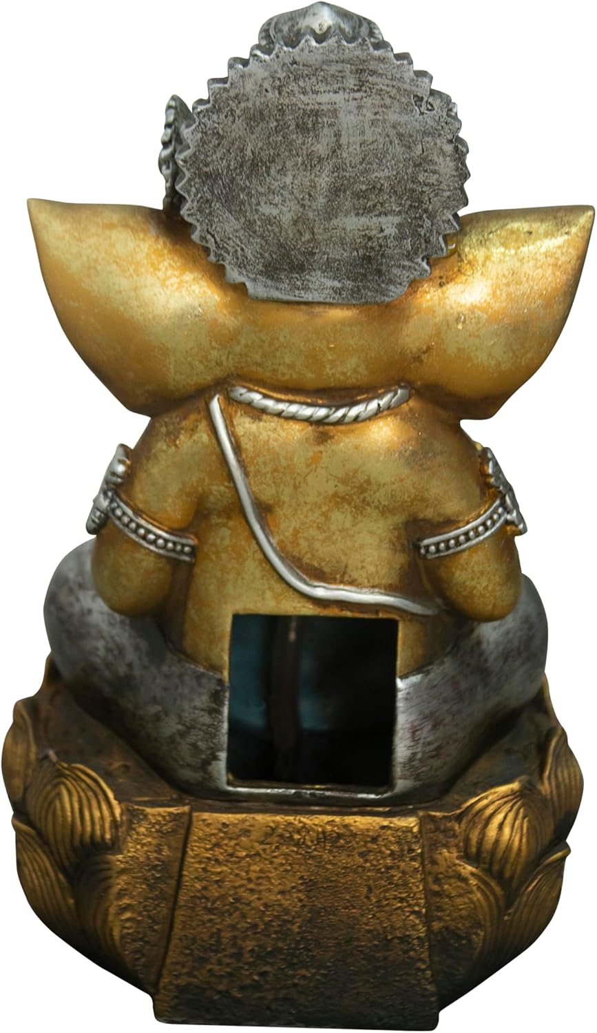 Fountain-Tabletop Lord Ganesh Sculptural Fountain with WT LED