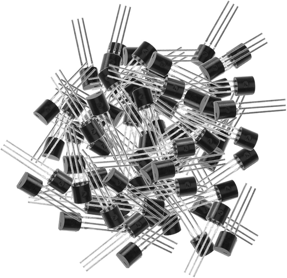 SUNKEE 100Pcs 2N3904 TO-92 NPN General Purpose Transistor