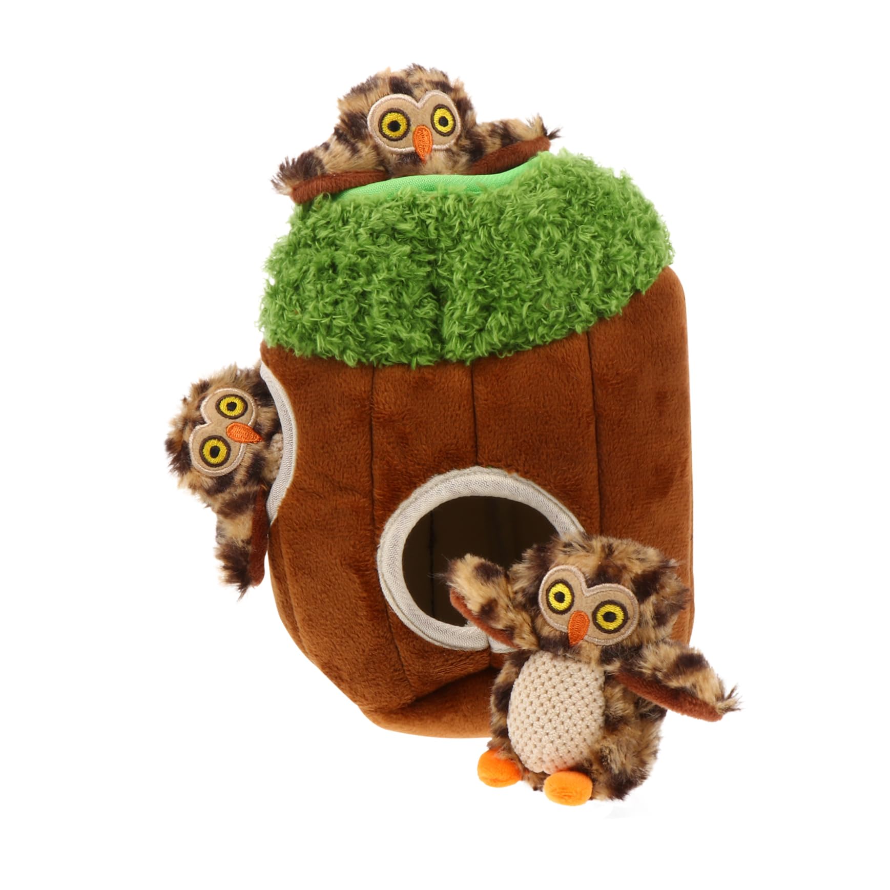 Jouet en Peluche pour Chien à Couinement, Lot de 4, Formes Animaux
