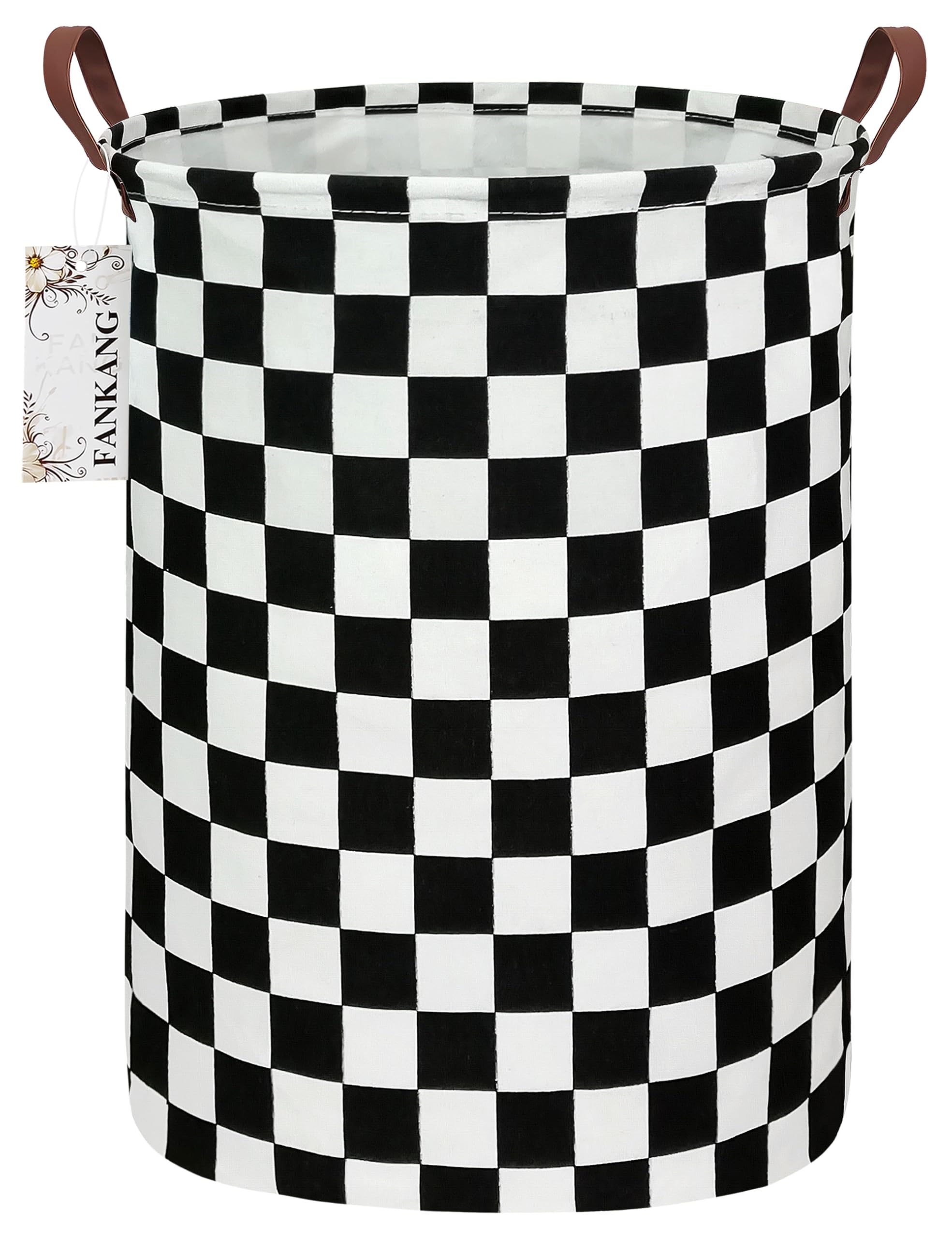 FANKANG Laundry Hamper Canvas Foldable Storage Bins — image 1
