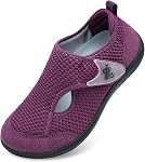 JOINFREE Chaussures de marche pour femmes Large Toe Box Sneakers réglables avec crochet et boucle, Zero Drop Diabétique Chaussures pour pieds de loup, Arthritis, Edema, Pieds sensibles