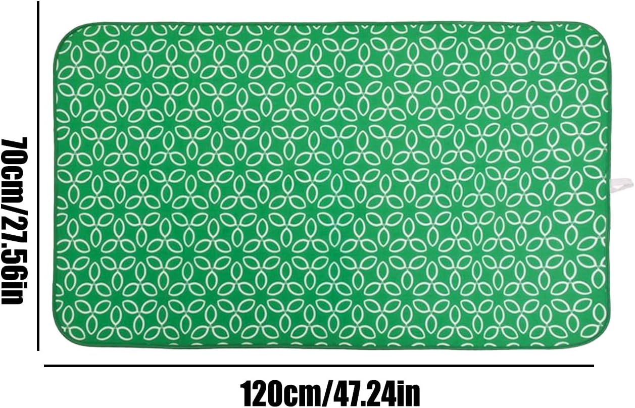 Ironing Mat - Thickened Foldable Non Slip Cover Table Top Iron Mat for Ironing for Sewing Quilting Pressing Home Apartment Laundry Hotel Travel RV Washer Dryer Countertop | Heat Resistant Iron Pad
