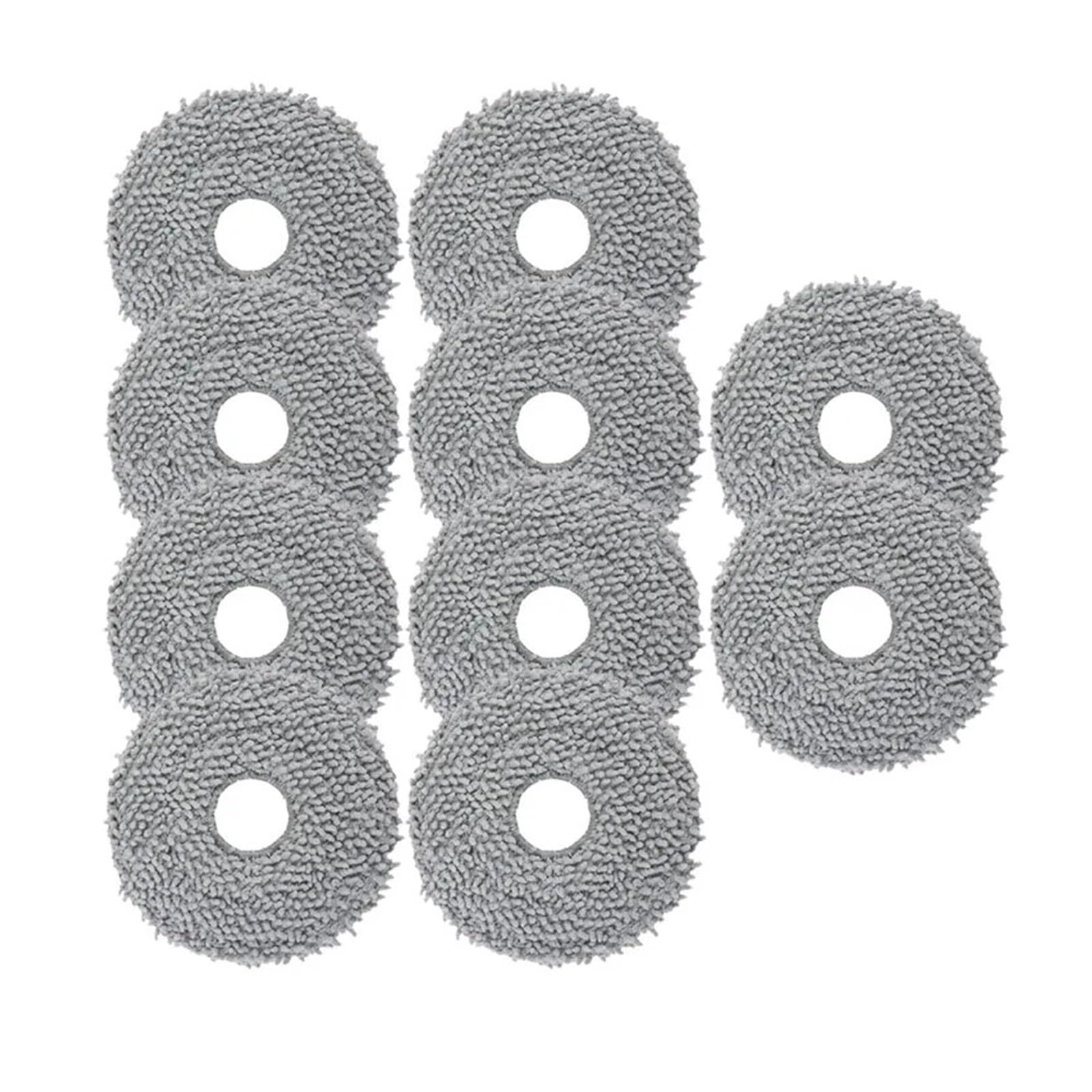 NUCBCULWP Mop Cloth Rag,Compatible For Xiaomi，B101CN X10+ S10+,Compatible For Dreame，S10 Pro L10S Ultra/Mop 2, Robot Vacuum Cleaner(10PCS)