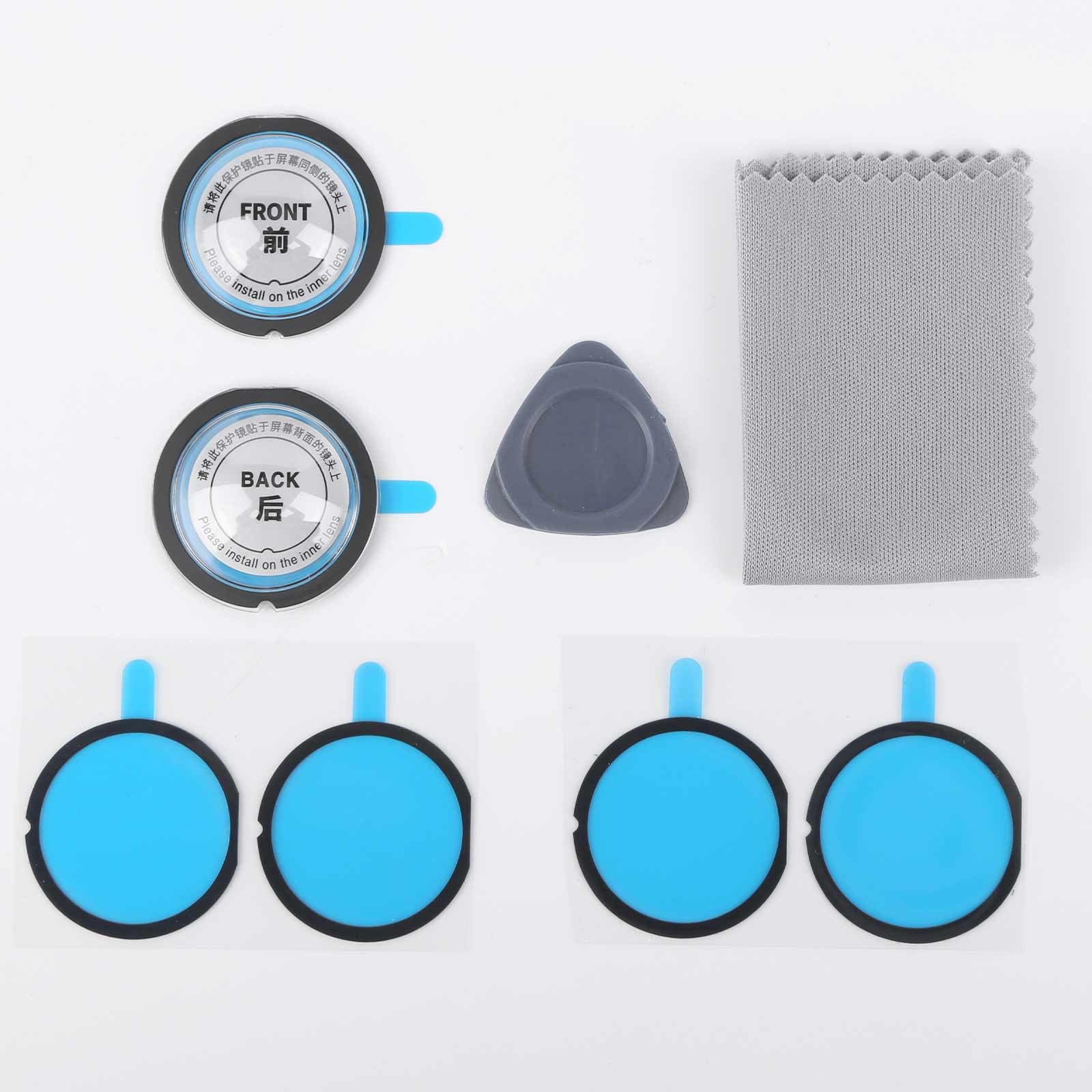 Lot de 2 protections d'objectif pour Tesla Model Y Juniper/Model YL 2025 2026, avant et arrière de caméra de voiture pour caméra Inst360 X3