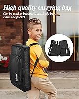 Vista 6 de Eastar Kit avanzado de campana de xilófono Glockenspiel de 32 notas para estudiantes principiantes, kit de percusión con almohadilla de práctica