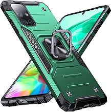 Anqrp Custodia Armor per Samsung Galaxy A71 con anello e supporto