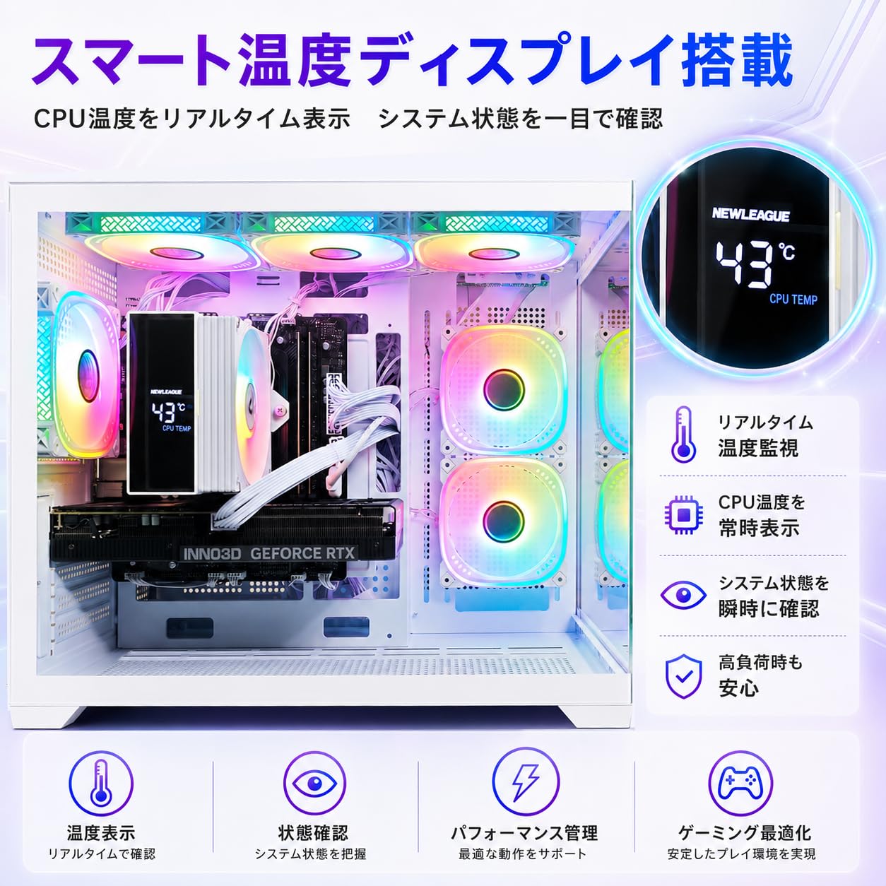 Amazon.co.jp: 【NEWLEAGUE】ゲーミングパソコン Ryzen 5 5600G