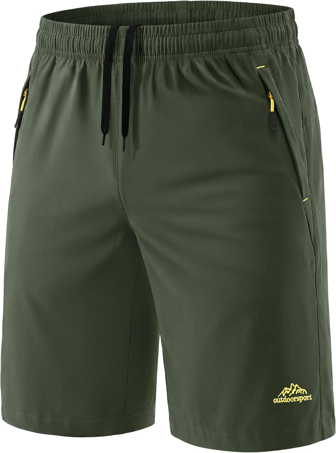 MAGCOMSEN Men's Workout Gym 9" Shorts Quick Dry Lightweight Summer Casual Athletic Hiking Shorts for Men with 3 Pockets