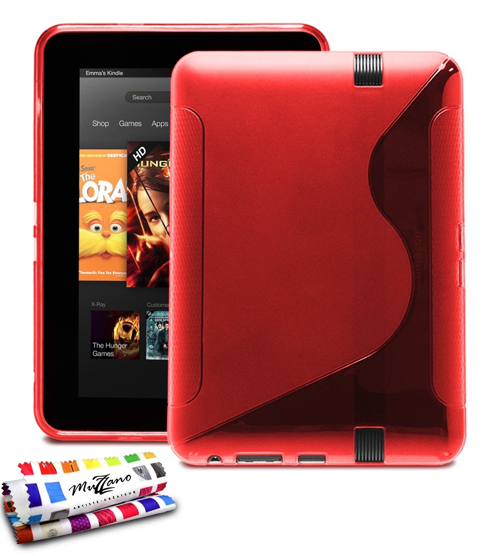 "Ultra-Slim-Schutzhülle" Le S "Premium rot für AMAZON…