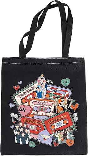 Miniatura 8 de K-POP Bolsa de compras de viaje de música Kpop Album Lover Bolsa reutilizable Corea del Sur Star Team Fans Regalo