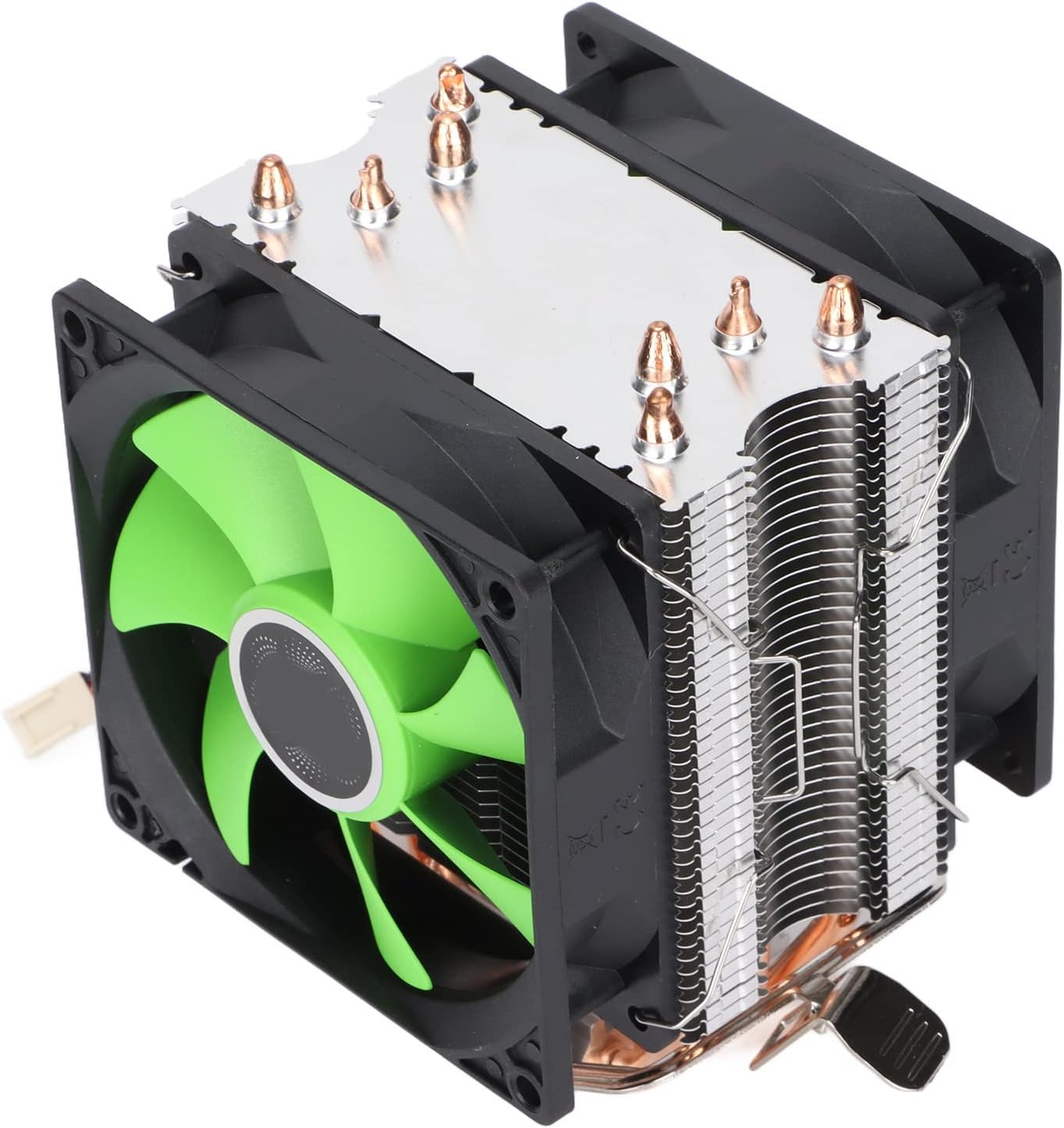 CPU Air Cooler with 4 Heatpipes,90mm 3pin Noiseless Cooling Fans,Plug and Play Fast Heat Dissipation,for LGA 775, for Core2DUO, for Celeronp, for Pentium4, for (#12)