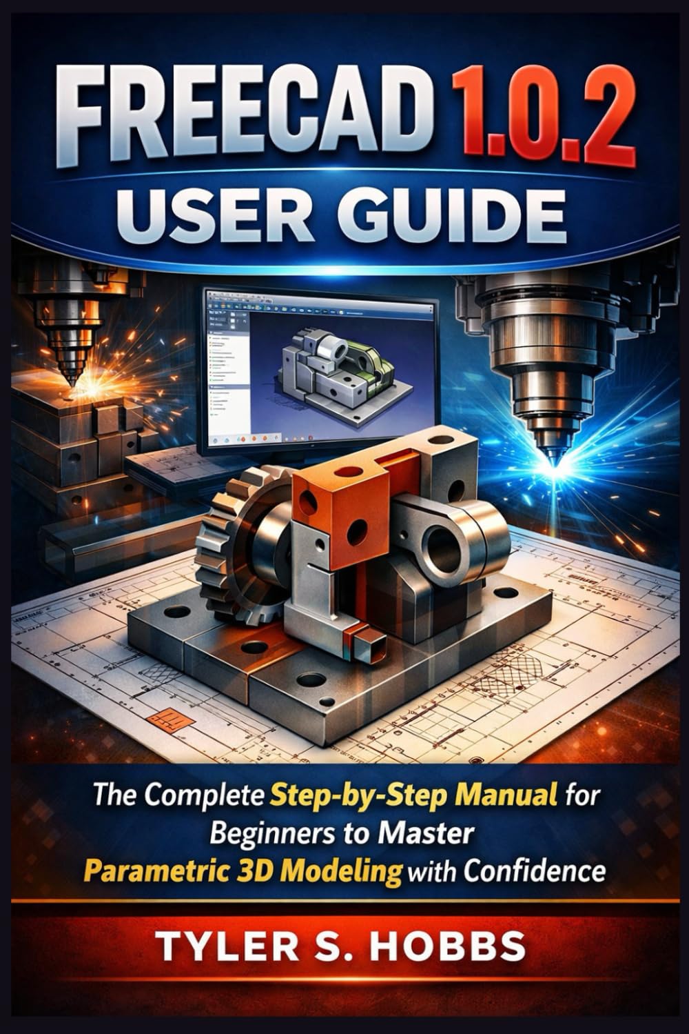 FREECAD 1.0.2 USER GUIDE: The Complete Step-by-Step Manual for Beginners to Master Parametric 3D Modeling with Confidence