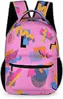 Amazon.com | Dalicoter Retro 80s 90s Backpack, Memphis Geometric Pattern  School Backpack Bookbags Travel Hiking Camping Daypack for Kids and Adult |  Backpacks
