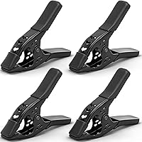 Vista 1 de Abrazaderas de resorte de metal resistentes de 4 piezas de 6 pulgadas: abrazaderas de metal de resorte para carpintería, apertura de mandíbula