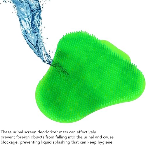 Miniatura 3 de TOPINCN Almohadilla para orinario, pantalla de orina de bola fragante para inodoro para hombres, alfombrillas desodorizantes antiderrames de orina,