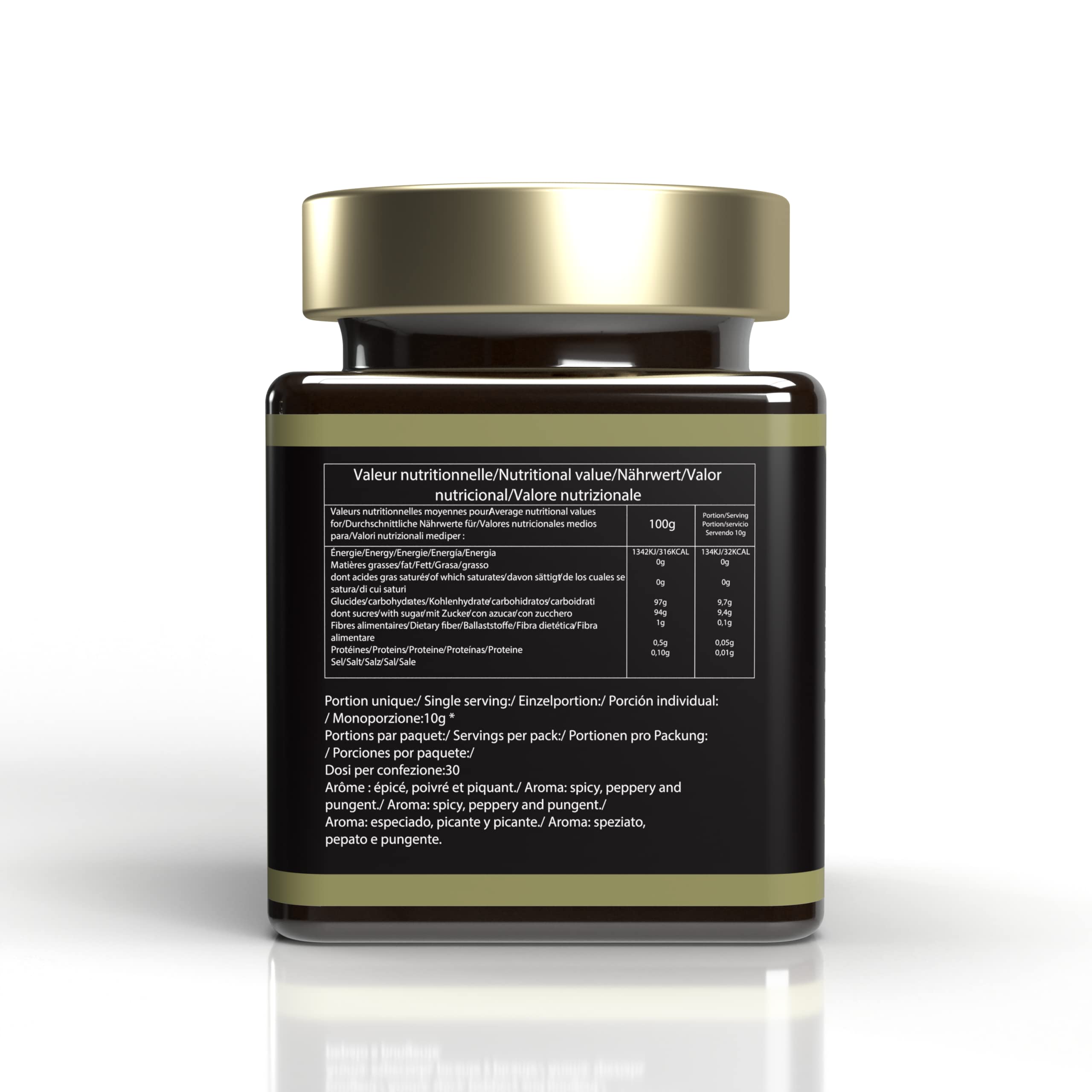 Miel di euforbia (honey) del Marocco 100% puro e naturale vero premium 300 g - qualità più sottile, grande varietà di sapori deliziosi. (300g)