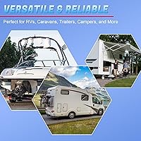 Vista 6 de Gonice Arnés de cableado de extensión de enchufe de remolque de 7 vías de alta resistencia de 6 pies, cable de alambre de remolque de 7 pines