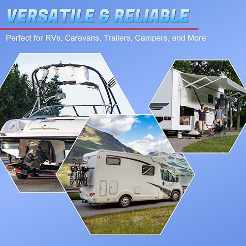 Miniatura 6 de Arnés de cableado de extensión de enchufe de remolque de 6 pies y 7 vías, Plug-N-Play, cable de alambre de remolque de 7 pines para control de freno