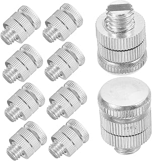 OSALADI Electric Fence Wire Connection Kit 10 Pack Aluminum Electric Connector Fence Wire Tensioner Weatherproof Fence Joint Clamp