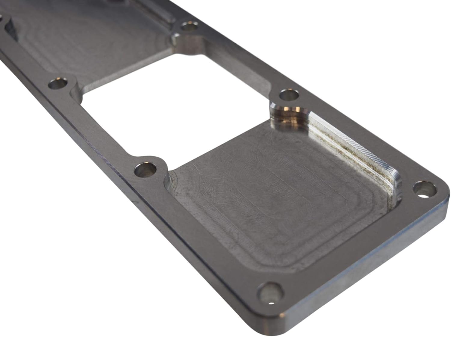 ICT Billet 5.9L Intake Manifold Plenum Horn Plate 24 Valve Compatible with Dodge Ram Cummins 6BT 5.9L Turbo Diesel Engines High Airflow Performance Design 551714