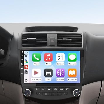 AWESAFE Car Radio Stereo 2+64GB 10 inch Touch Screen for Honda Accord 7th 2003 2004 2005 2006 2007 with CarPlay Android Auto