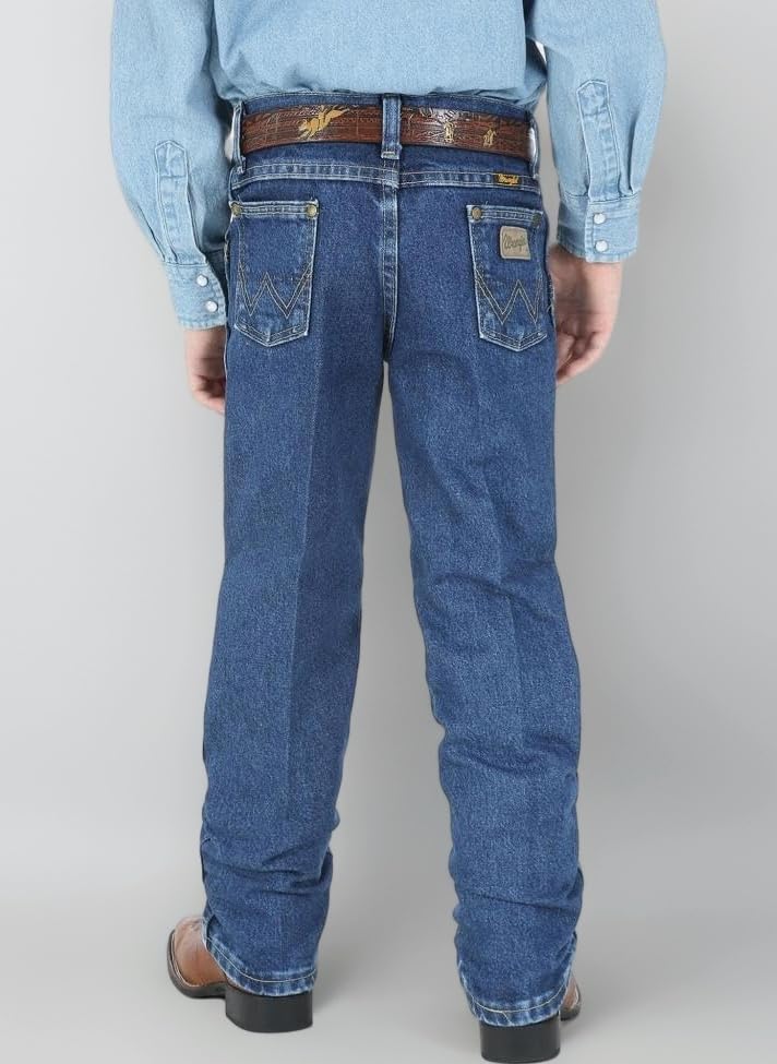 Boys' George Strait Cowboy Cut Original Fit Jean, Heavy Denim Stone, 2 Years