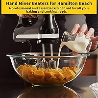 Vista 4 de Hand Mixer Beaters for KitchenAid, Turbo Beaters Compatible with W10490648, KHM2B, AP5644233, PS4082859 Parts (2 Pack)