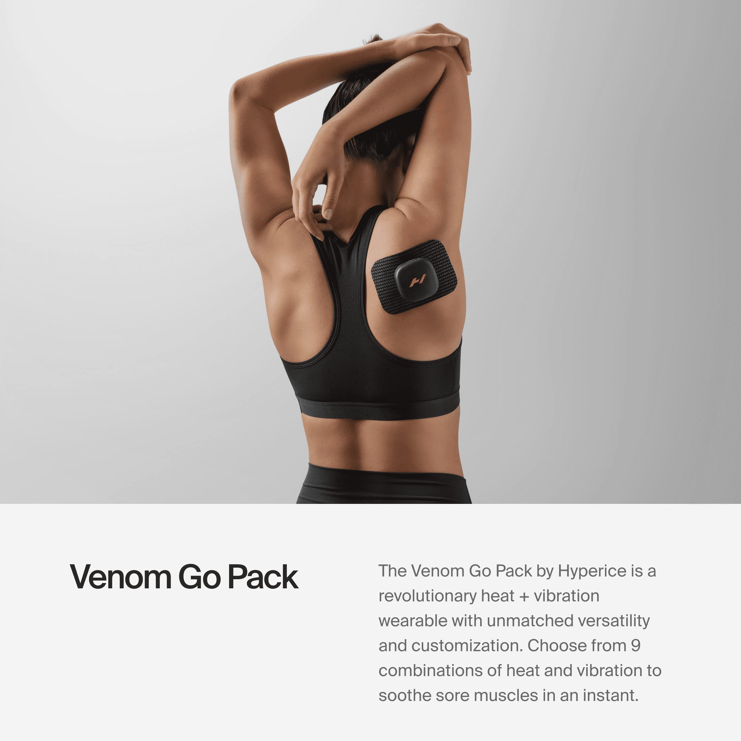 Hyperice Venom Go Pack Ricariche per capsule di terapia vibratoria termica | Terapia muscolare | Sciogli i muscoli indolenziti | Accelera il riscaldamento | 1 ora di autonomia | Bluetooth