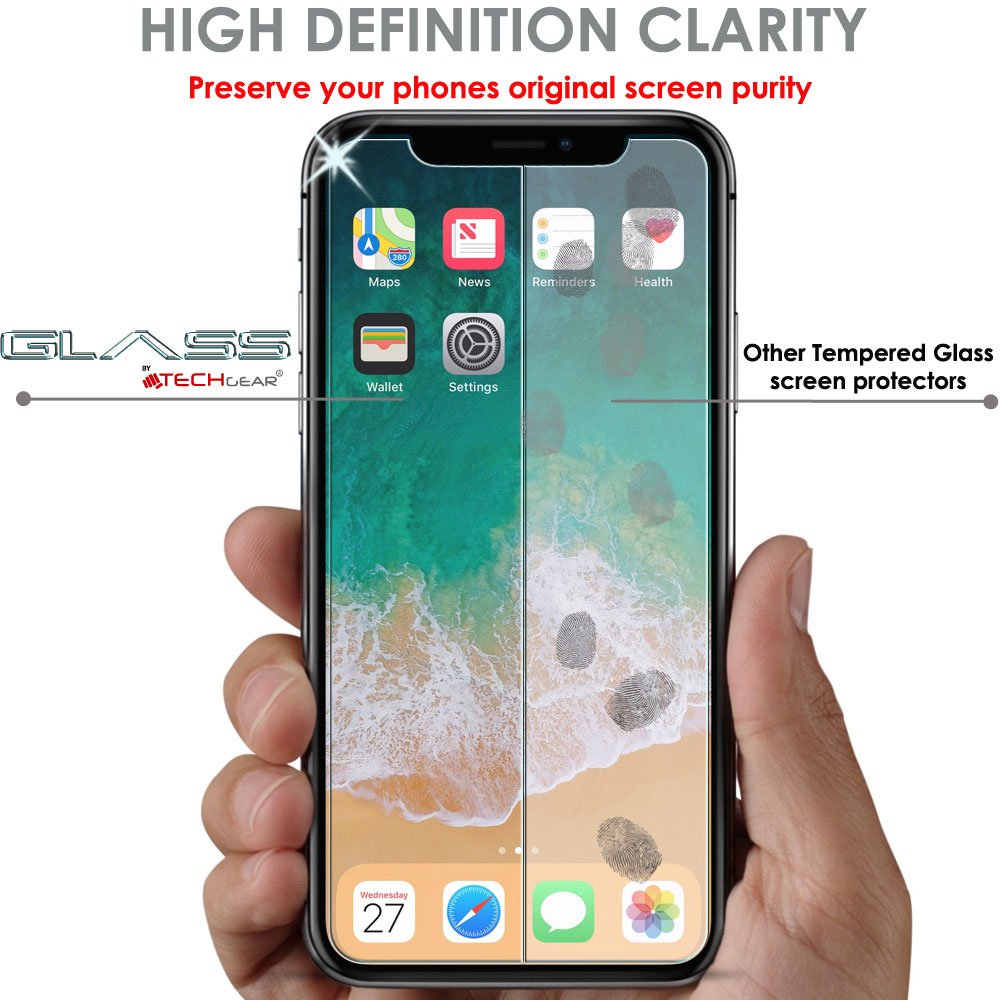 Protecteur D'écran Verre Trempé 9H Pour IPhone X/XS - Pack De 2 - Marque Yeeyou