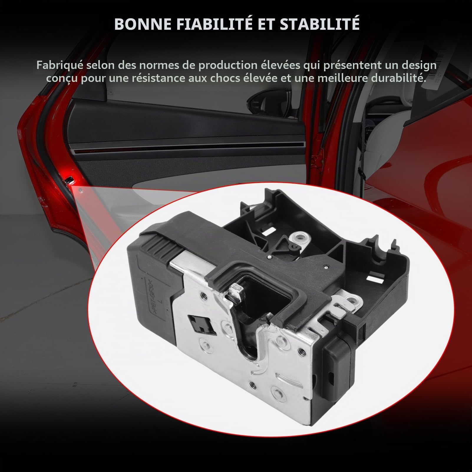 Serrure de porte servomoteur avant gauche 13203899 pour Corsa C 2000-2012 Meriva A 2003-2010 Servomoteur Serrure de porte 8 broches avant gauche